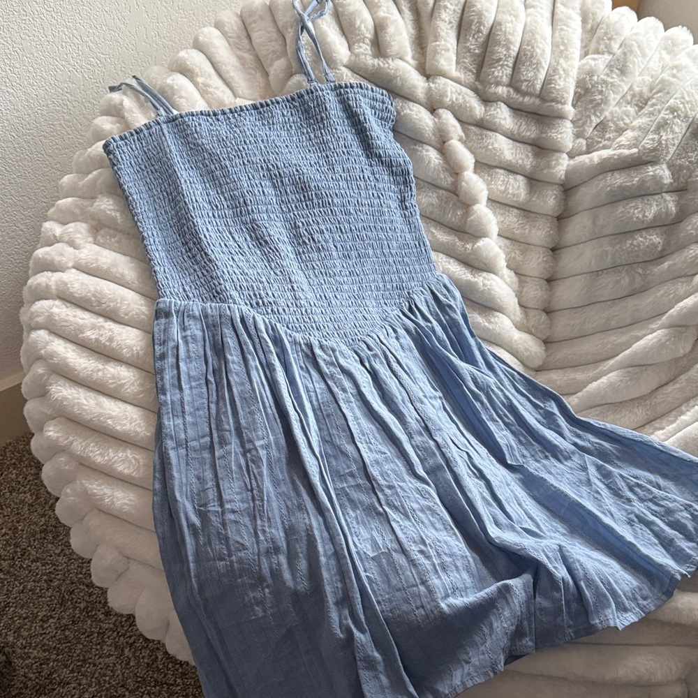 Aeropostale Blue Textured Dress - Picture 1 of 3